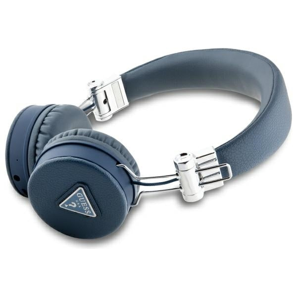 Guess Bluetooth ENC GUBH70PGTSPSB ant ausinės mėlynos/mėlynos grūdėtos klasikinės apvalios formos