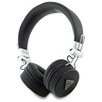 Guess Bluetooth ENC GUBH70PGTSPSK ant ausinės juodos/juodos grūdėtos klasikinės apvalios formos