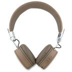 Guess Bluetooth ENC GUBH70PGTSPSW rudos grūdėtos klasikinės apvalios formos ausinės