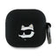 Karl Lagerfeld silikoninis dėklas AirPods 4 – juodas