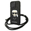 Karl Lagerfeld odinis dėklas iPhone 13 Pro / 13 – juodas -- iPhone 13 Pro