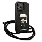 Karl Lagerfeld odinis dėklas iPhone 13 Pro / 13 – juodas -- iPhone 13 Pro