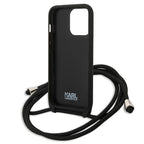Karl Lagerfeld odinis dėklas iPhone 13 Pro / 13 – juodas -- iPhone 13 Pro