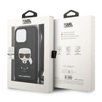 Karl Lagerfeld odinis dėklas iPhone 13 Pro / 13 – juodas -- iPhone 13 Pro