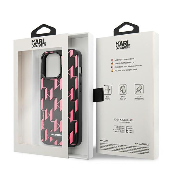 Karl Lagerfeld dėklas iPhone 13 Pro/13 – rožinis