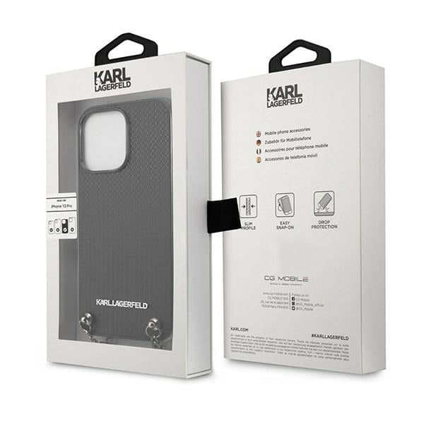 Karl Lagerfeld dėklas iPhone 13 Pro/13 – juodas