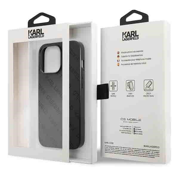 Karl Lagerfeld dėklas iPhone 13/13 Pro 6,1" – juodas -- iPhone 13 Pro