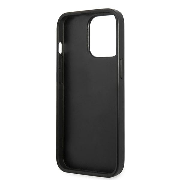 Karl Lagerfeld perforuotas dėklas iPhone 13 Pro/13 – oranžinis