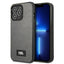 Karl Lagerfeld Saffiano dėklas iPhone 13/13 Pro – sidabrinis