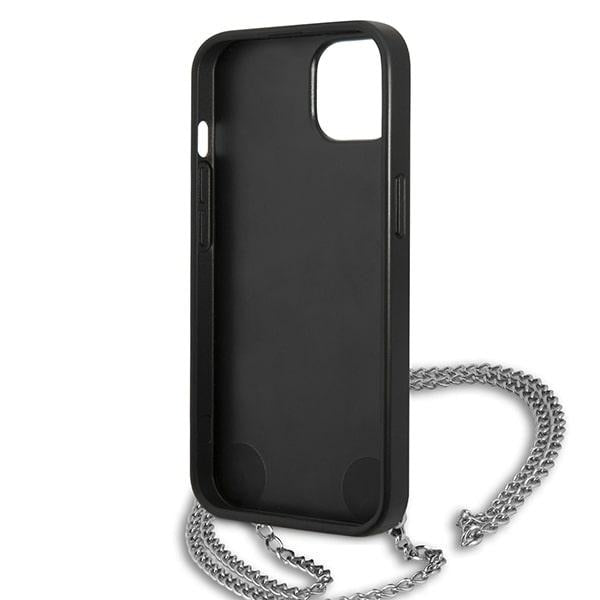 Karl Lagerfeld odinis dėklas iPhone 13/14/15 – juodas