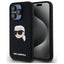 Karl Lagerfeld MagSafe dėklas iPhone 15 Pro – juodas