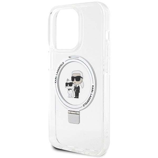 Karl Lagerfeld MagSafe dėklas iPhone 15 Pro Max – baltas