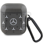 Mercedes‑Benz AirPods 1/2 dėklas – juodas, Large Star