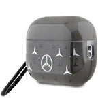 Mercedes‑Benz AirPods Pro 2 dėklas – juodas, Large Star Pattern