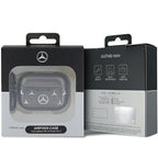 Mercedes‑Benz AirPods Pro 2 dėklas – juodas, Large Star Pattern