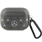 Mercedes-Benz dėklas AirPods Pro – juodas, žvaigždės raštas -- AirPods Pro