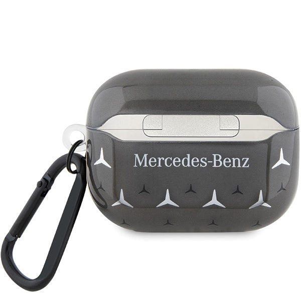Mercedes-Benz dėklas AirPods Pro – juodas, žvaigždės raštas -- AirPods Pro