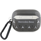 Mercedes-Benz dėklas AirPods Pro – juodas, žvaigždės raštas -- AirPods Pro