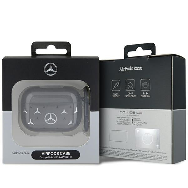 Mercedes-Benz dėklas AirPods Pro – juodas, žvaigždės raštas -- AirPods Pro