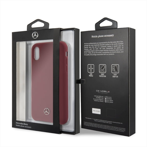 Mercedes-Benz dėklas iPhone X/XS – raudonas -- iPhone X