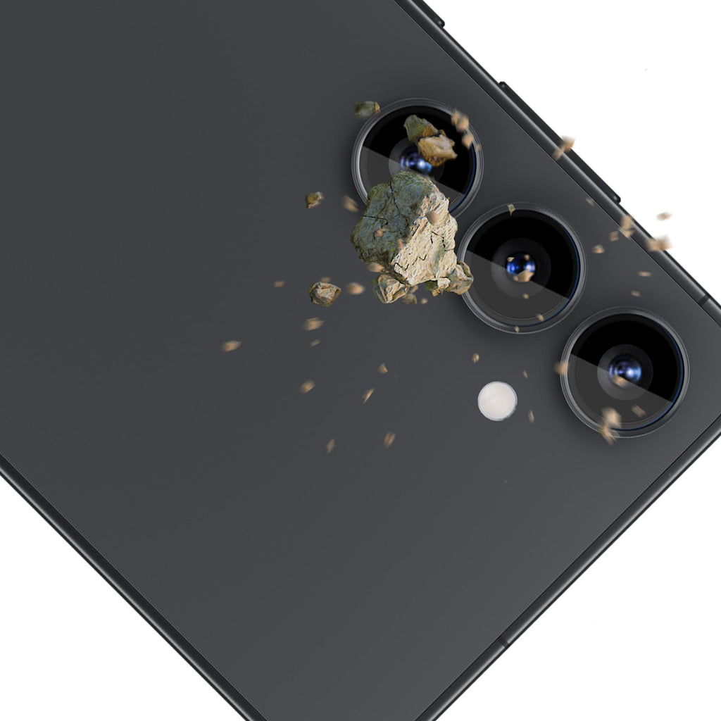 Kameros objektyvo stiklas 3mk Lens Protection Pro Black, skirtas Samsung Galaxy S25