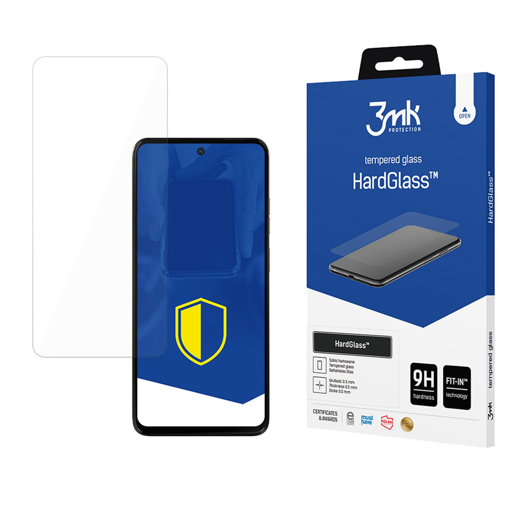 3mk HardGlass™ grūdintas stiklas, skirtas Motorola Moto G15 / G15 Power / G05 / E15 -- Motorola Moto G15