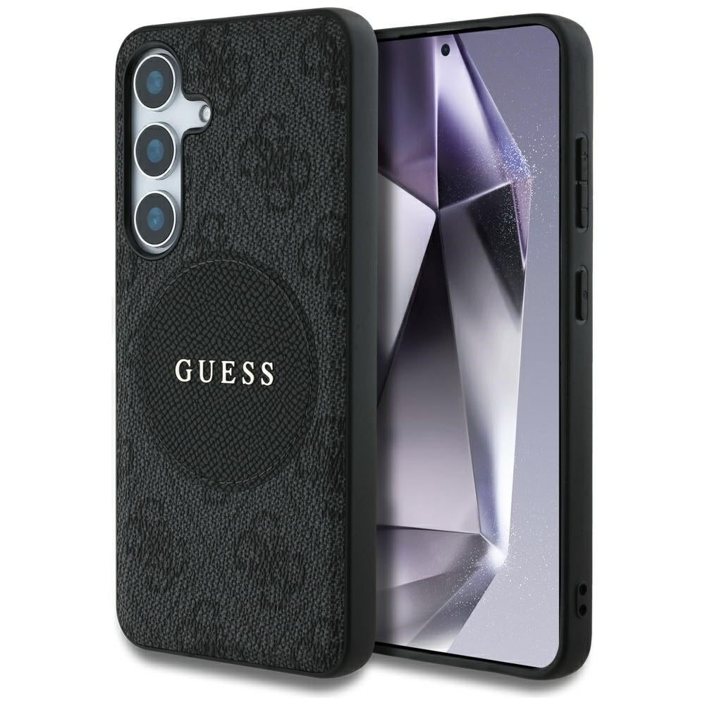Guess MagSafe dėklas Samsung Galaxy S25 – juodas