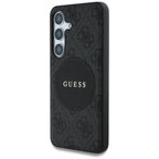 Guess MagSafe dėklas Samsung Galaxy S25 – juodas
