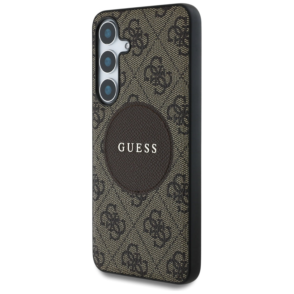 Guess 4G MagSafe dėklas Galaxy S25+ – rudas