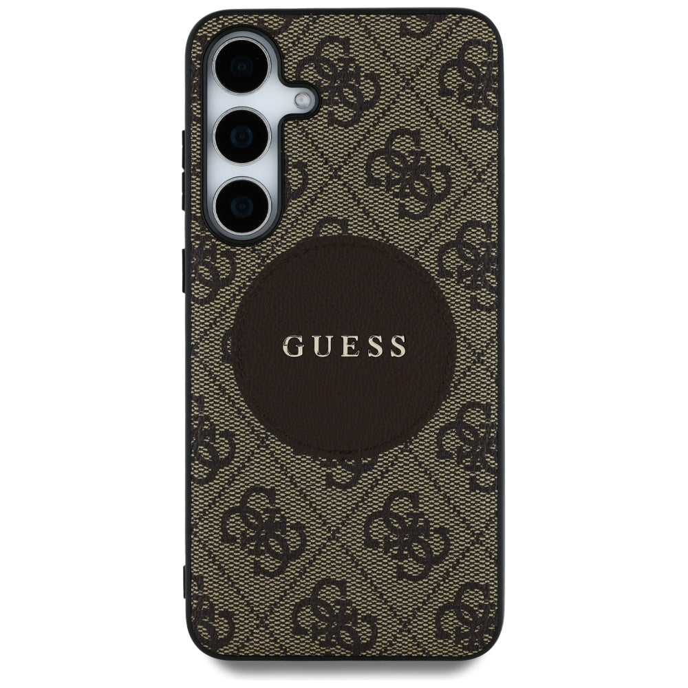 Guess 4G MagSafe dėklas Galaxy S25+ – rudas
