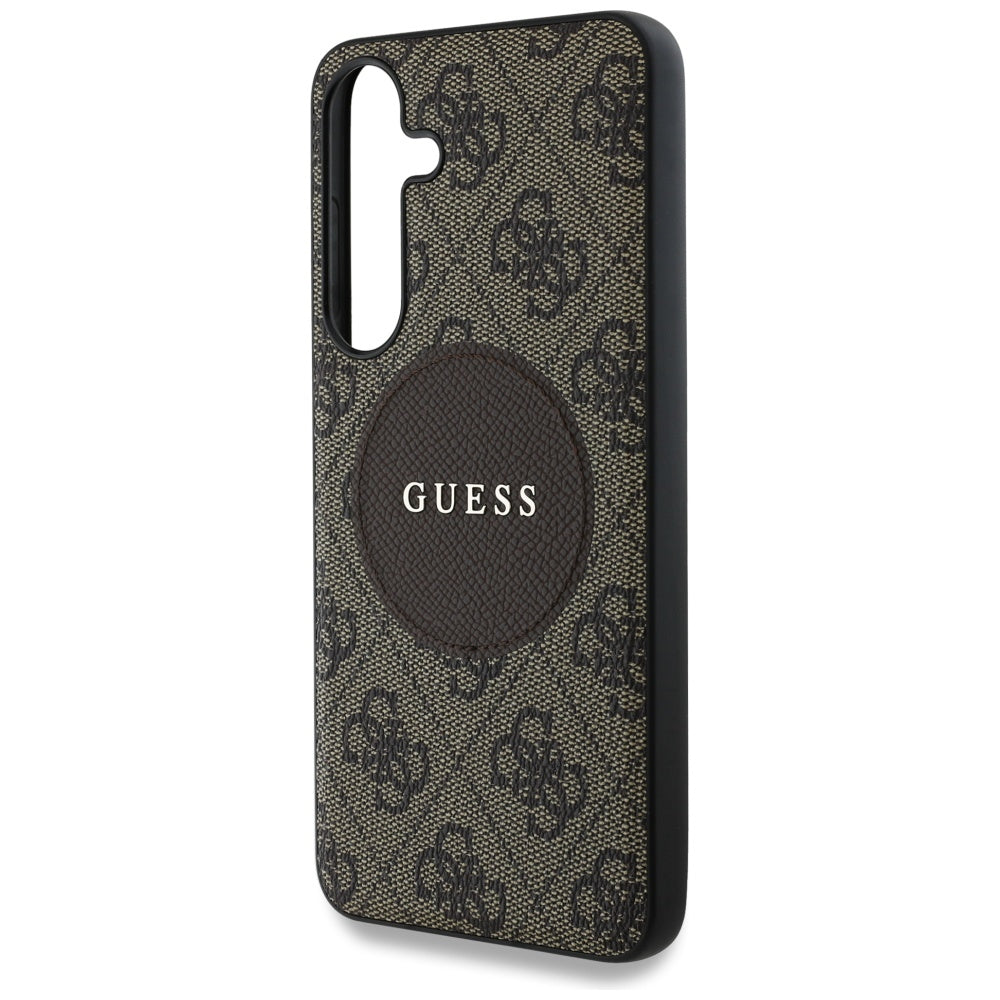 Guess 4G MagSafe dėklas Galaxy S25+ – rudas