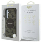 Guess 4G MagSafe dėklas Galaxy S25+ – rudas