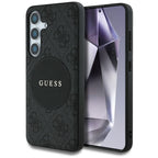 Guess MagSafe dėklas Galaxy S25+ – juodas