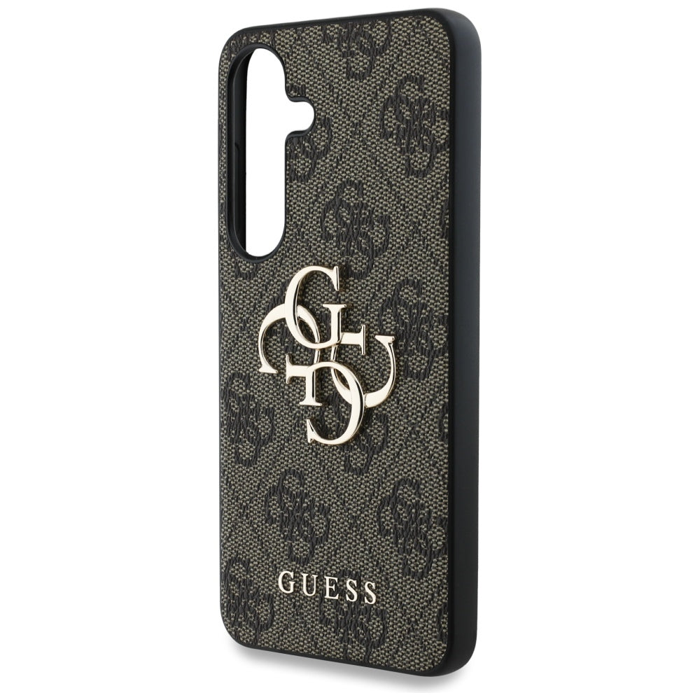 Guess Big 4G dėklas Samsung Galaxy S25+ – rudas
