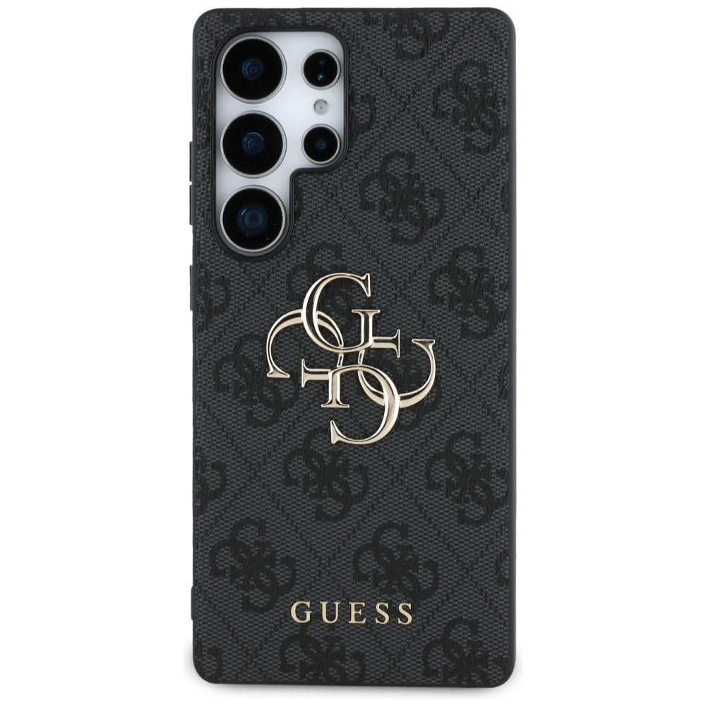 Guess Big 4G Logo Classic Logo dėklas Samsung Galaxy S25 Ultra, juodas -- Samsung Galaxy S25 Ultra