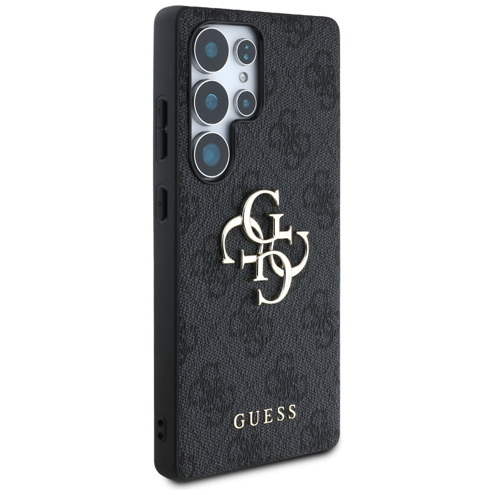 Guess Big 4G Logo Classic Logo dėklas Samsung Galaxy S25 Ultra, juodas -- Samsung Galaxy S25 Ultra
