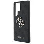 Guess Big 4G Logo Classic Logo dėklas Samsung Galaxy S25 Ultra, juodas -- Samsung Galaxy S25 Ultra
