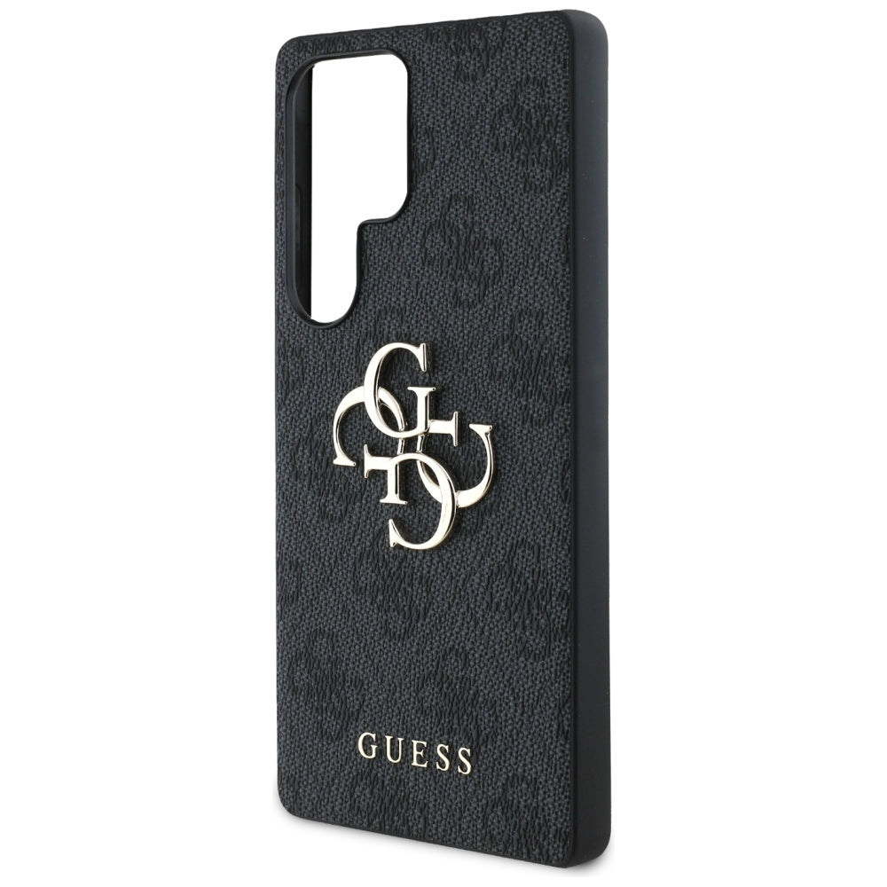 Guess Big 4G Logo Classic Logo dėklas Samsung Galaxy S25 Ultra, juodas -- Samsung Galaxy S25 Ultra