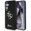 Guess Fixed Glitter Big 4G Metal Logo dėklas Samsung Galaxy S25+ – juodas -- Samsung Galaxy S25+