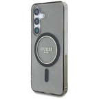 Guess MagSafe dėklas Samsung Galaxy S25 – juodas