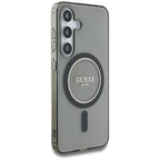 Guess MagSafe dėklas Samsung Galaxy S25 – juodas