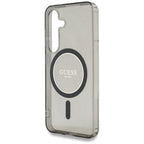 Guess MagSafe dėklas Samsung Galaxy S25 – juodas