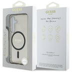 Guess MagSafe dėklas Samsung Galaxy S25 – juodas