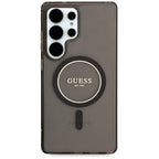 Guess MagSafe dėklas Galaxy S25 Ultra – juodas