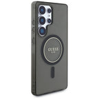 Guess MagSafe dėklas Galaxy S25 Ultra – juodas