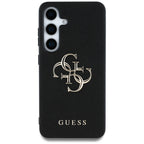 Guess 4G dėklas Samsung Galaxy S25 – juodas