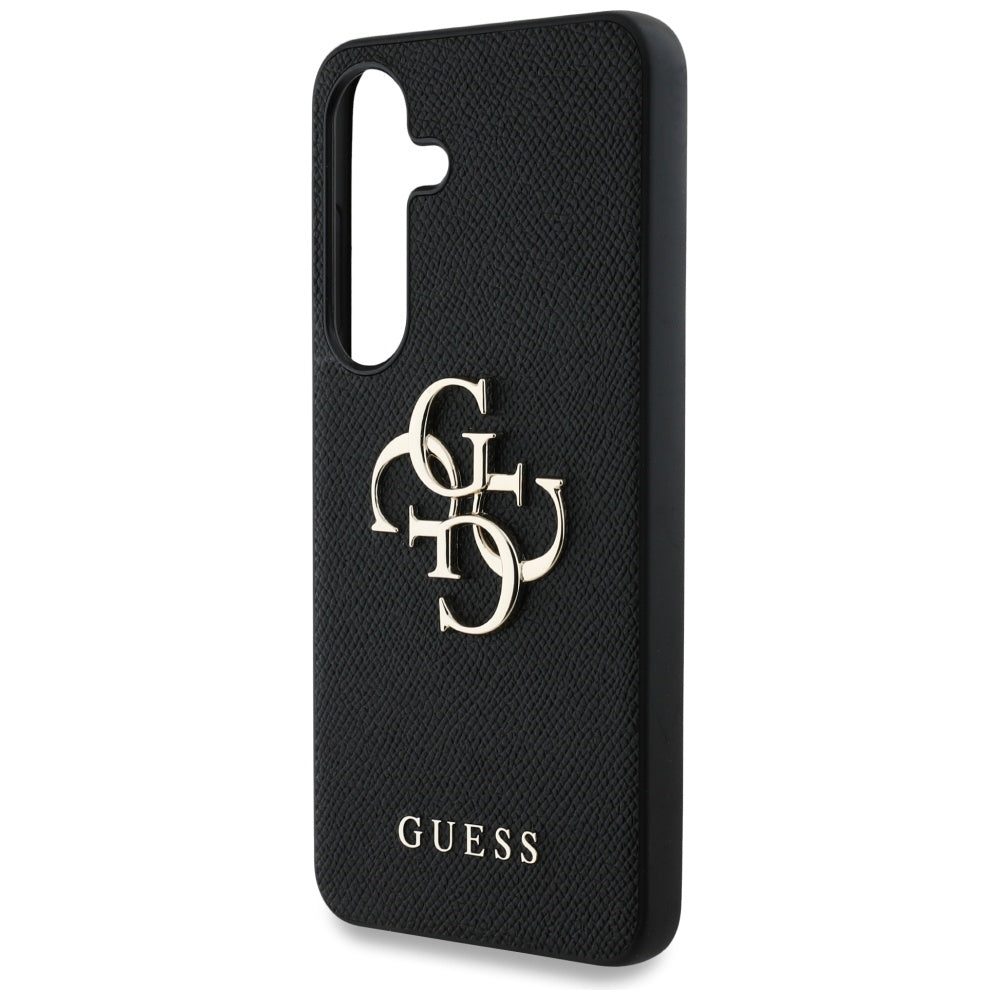 Guess 4G dėklas Samsung Galaxy S25 – juodas