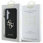 Guess 4G dėklas Samsung Galaxy S25 – juodas