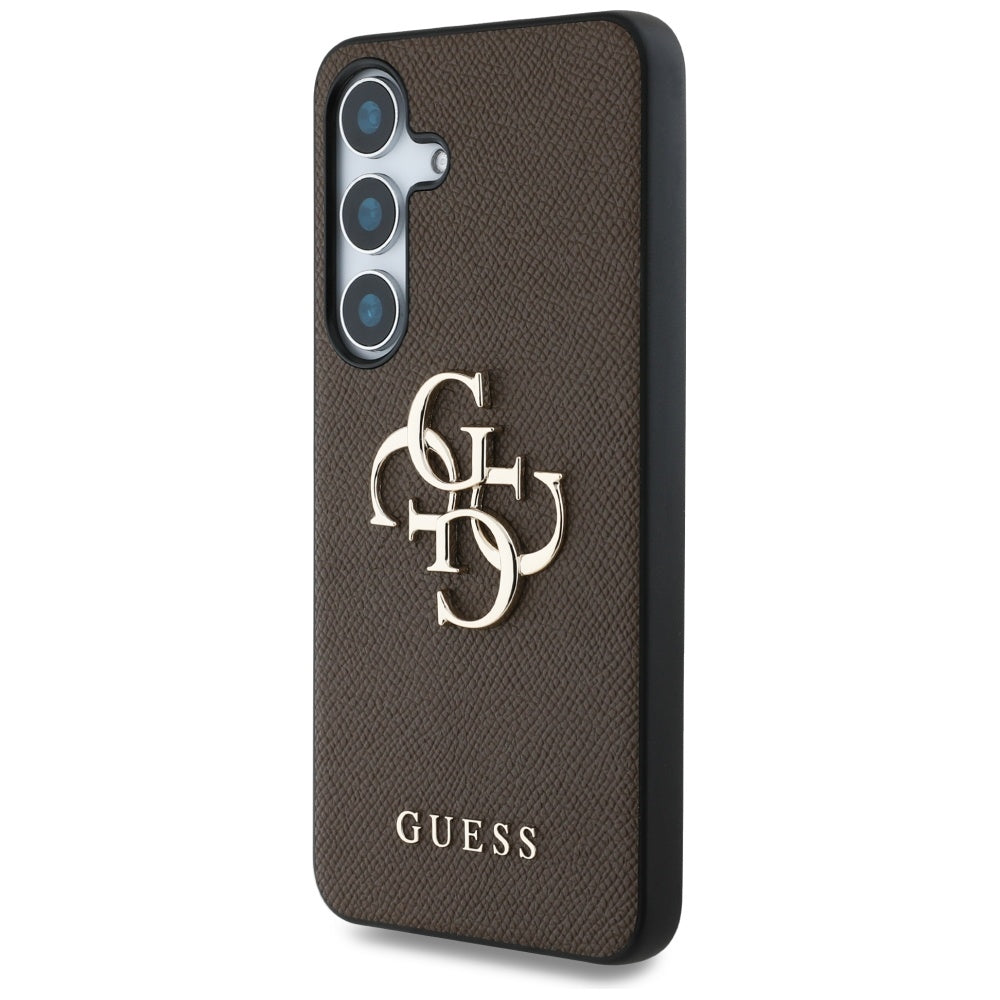 Guess 4G dėklas Samsung Galaxy S25+ – rudas