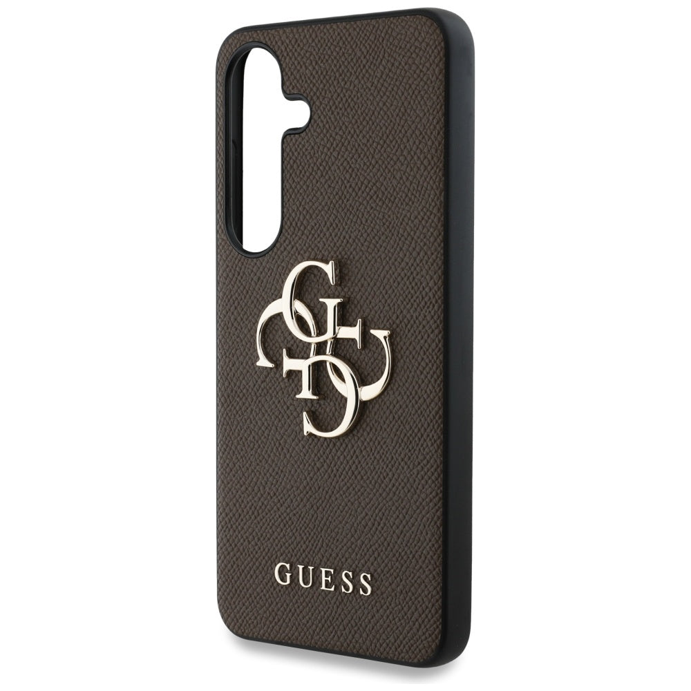 Guess 4G dėklas Samsung Galaxy S25+ – rudas